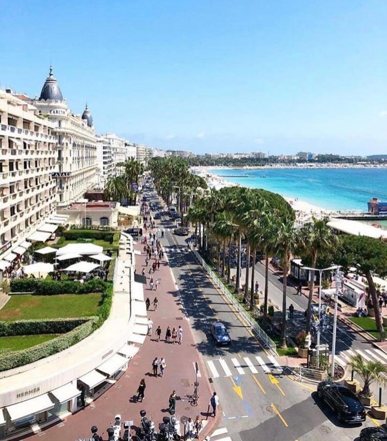 Luxurious Studio In Cannes 450M From Sea With Terrace And Air Conditioning And Private Parking Eksteriør bilde